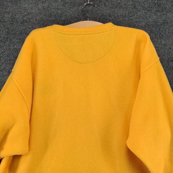 New York Hotel & Casino Mens Fleece Pullover Yellow XL V-Neck Vintage Made USA - Picture 9 of 15